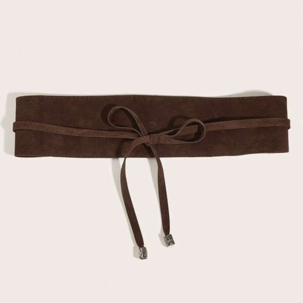 Luxe Vegan Suede Wrap Belt - Picture 9 of 11